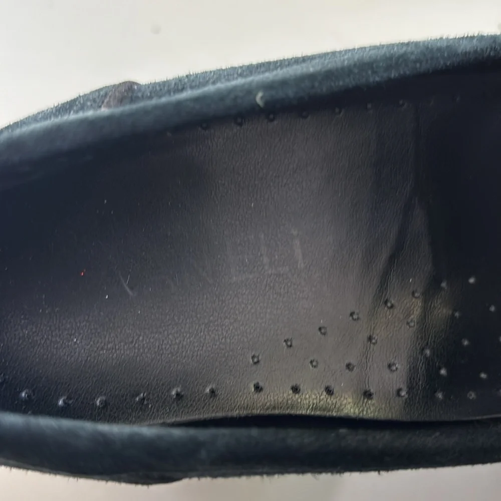 Vaneli Women's Black Alroy Suede Loafers Size 8.5M‎